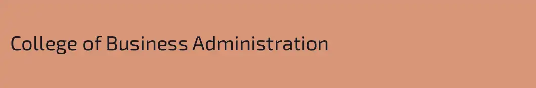 College of Business Administration
